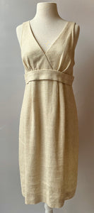 Lauren Ralph Lauren Tan/Gold Dress, Size: M