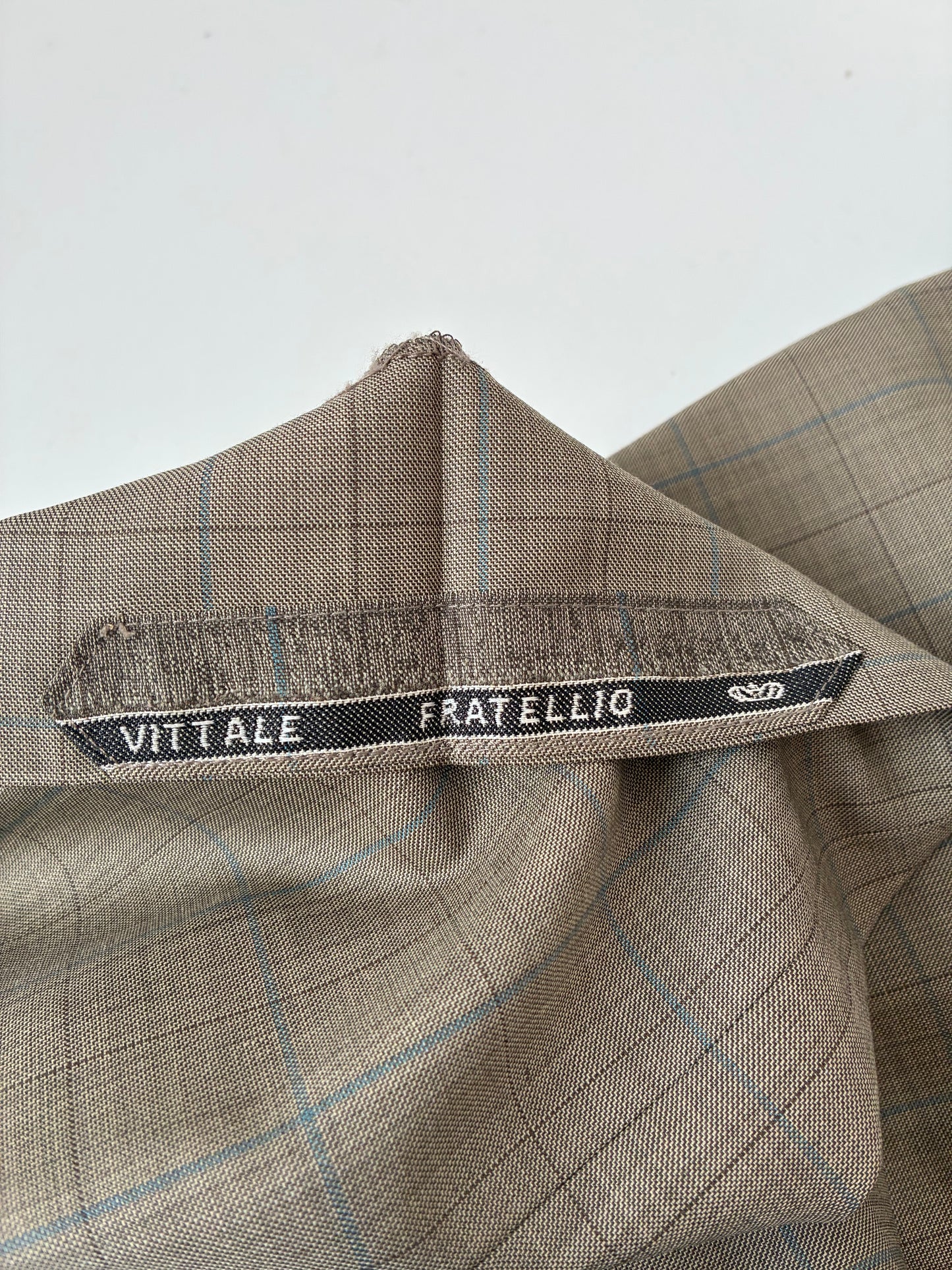Vittale Fratellio Window Pane Trousers, Cashmere-Wool Blend, 33x30