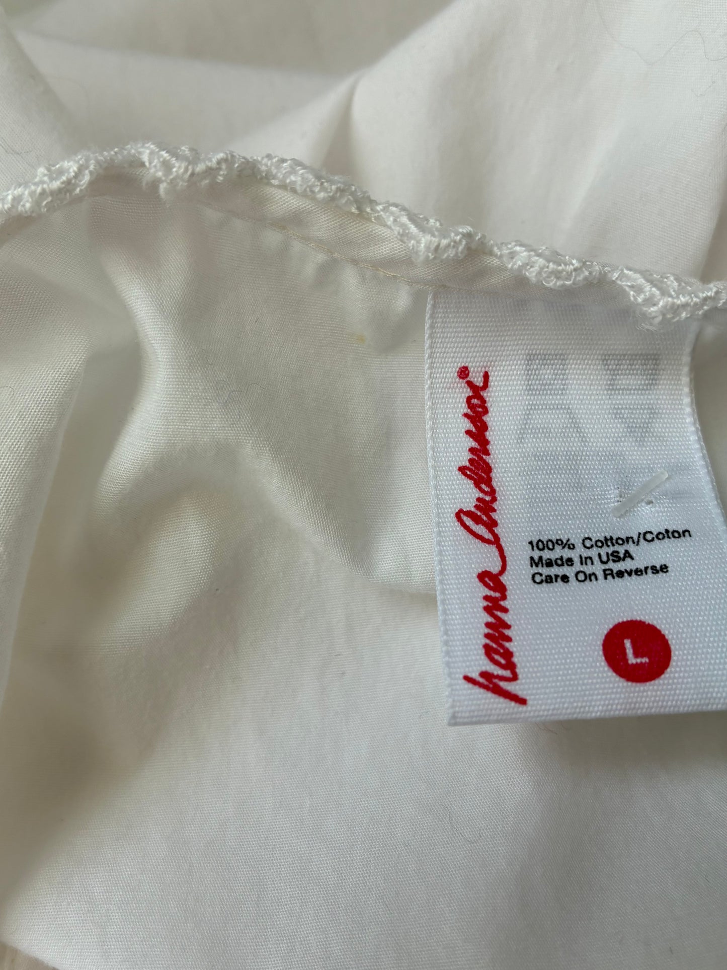 Hanna Anderson Sleeveless 3 Button Nightgown, 100% Cotton, Size: Large