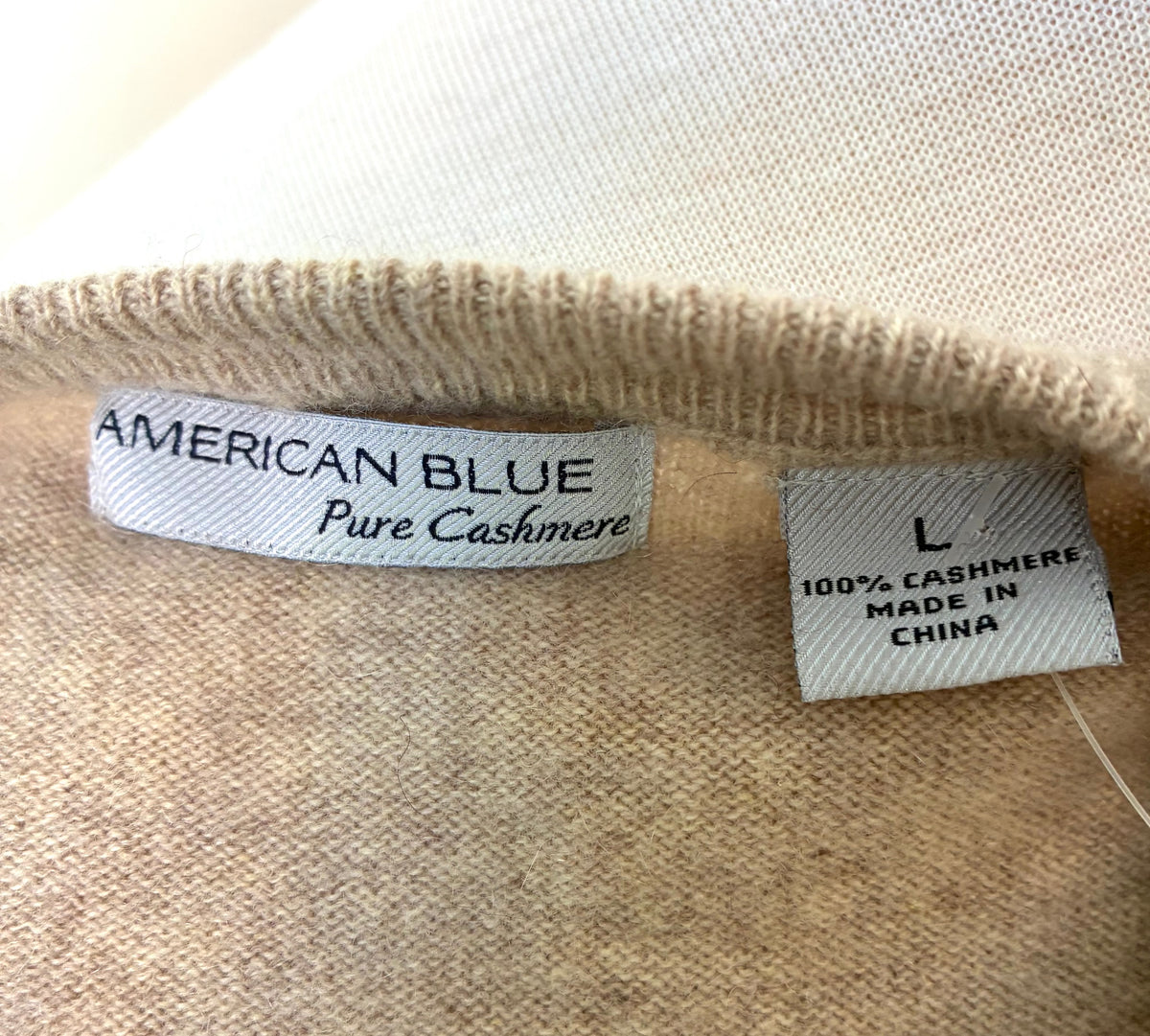 Pre-Owned Men’s American Blue Argyle Vest, Size Large