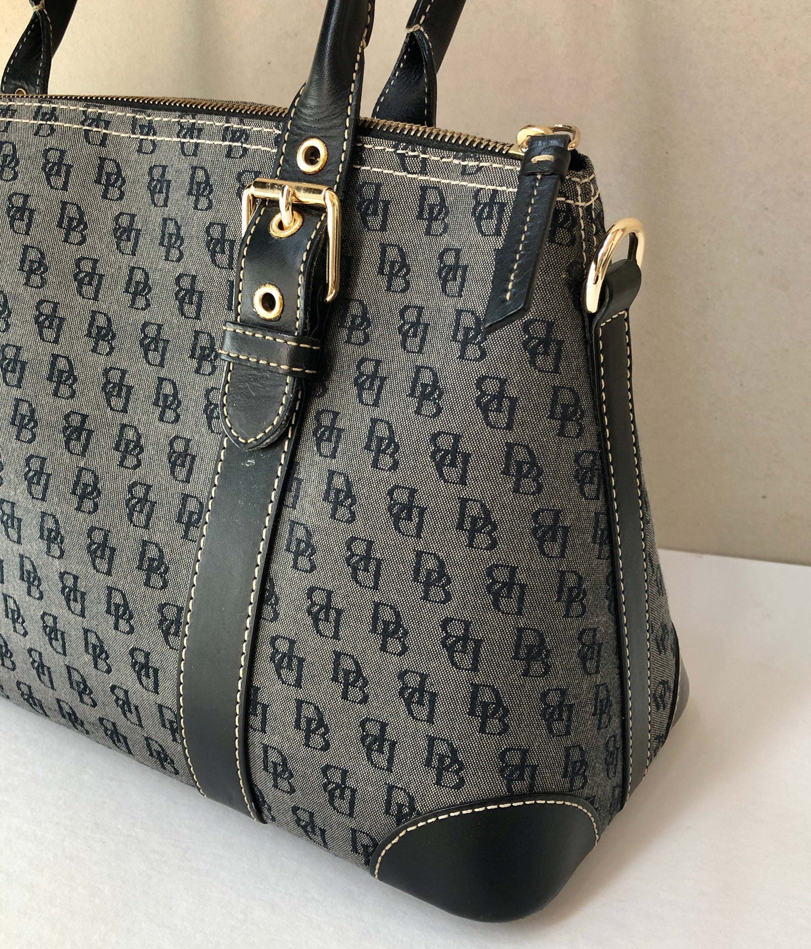 Vintage Pre-Owned Dooney & Bourke Monogram Shoulder Bag