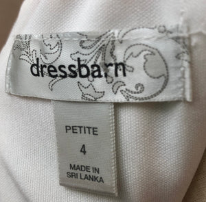 1990’s Lined Dressbarn Romantic Floral Dress, Size 4