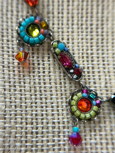 Firefly Jeweled Multicolor Necklace