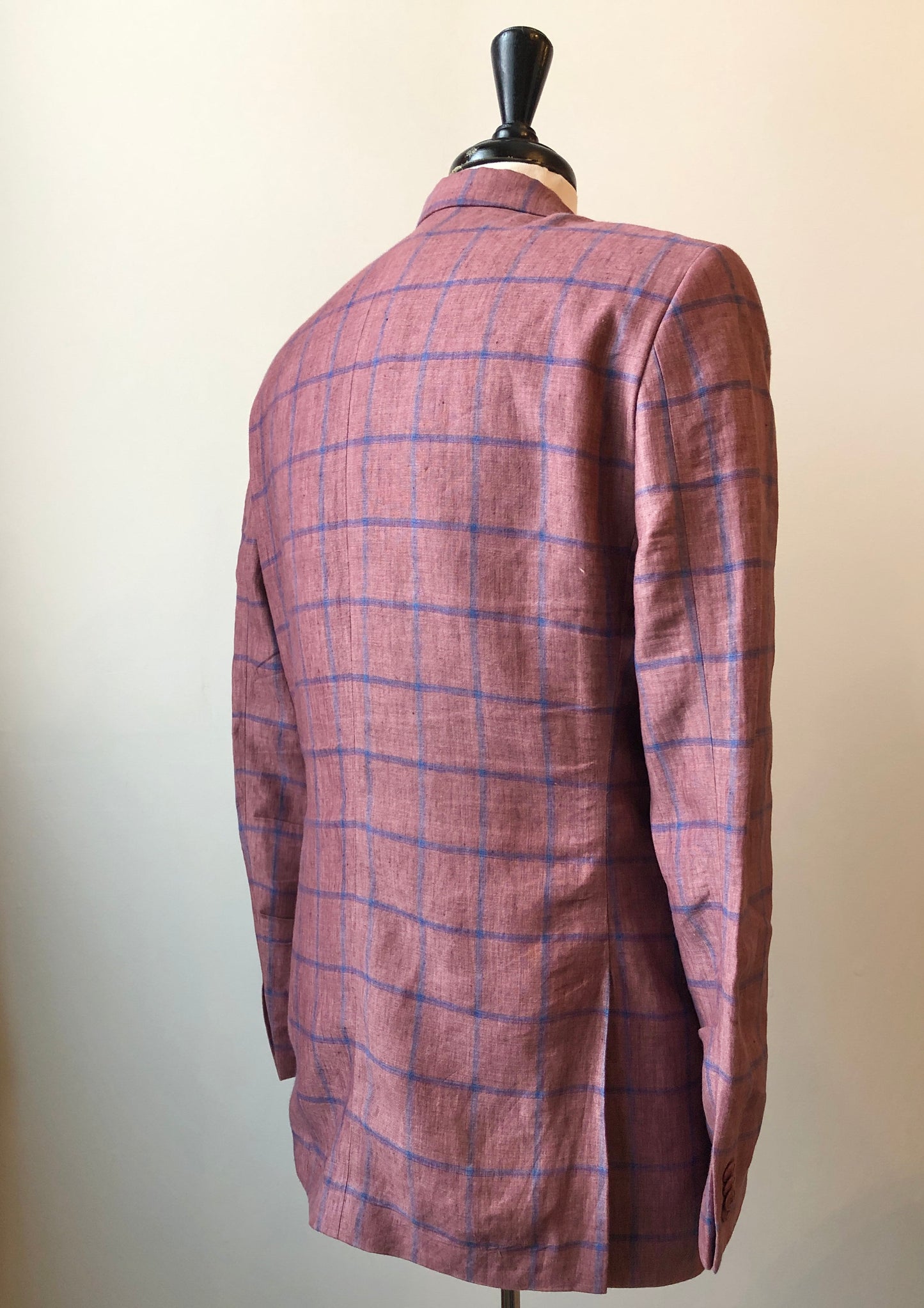 Tommy Hilfiger Men’s Checkered Linen Sport Coat, Size 40 Regular