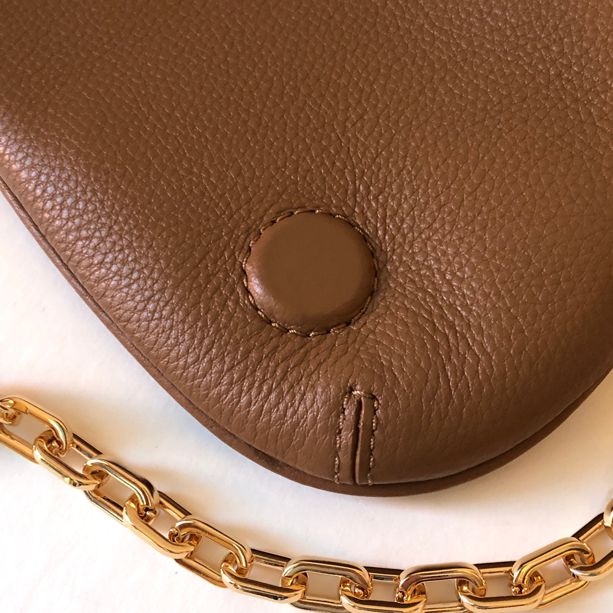 Pre-Owned Tory Burch Pebble Leather Britten Clutch/Crossbody Bag