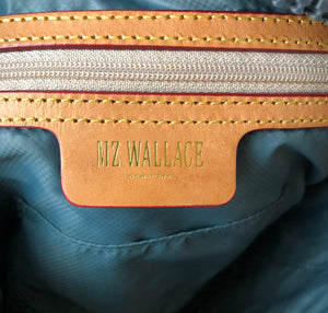 Pre-Owned MZ Wallace Parker Quilted Colorblock Crossbody Satchel Bag