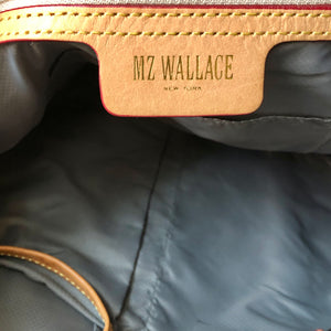 Pre-Owned MZ Wallace Parker Quilted Colorblock Crossbody Satchel Bag