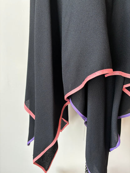 1970’s Just Gordon Trimmed Handkerchief Hem Skirt, Size: 2
