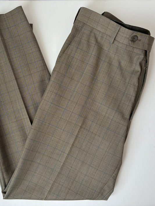 Vittale Fratellio Window Pane Trousers, Cashmere-Wool Blend, 33x30