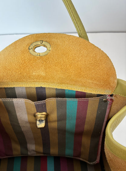 Pre-Owned 60’s Leather Bonnie Cashin Coach Dinky Tote
