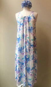 Vintage Travel-Lite by Boutique 2PC House Coat and Nightgown Set, Size Medium-Large
