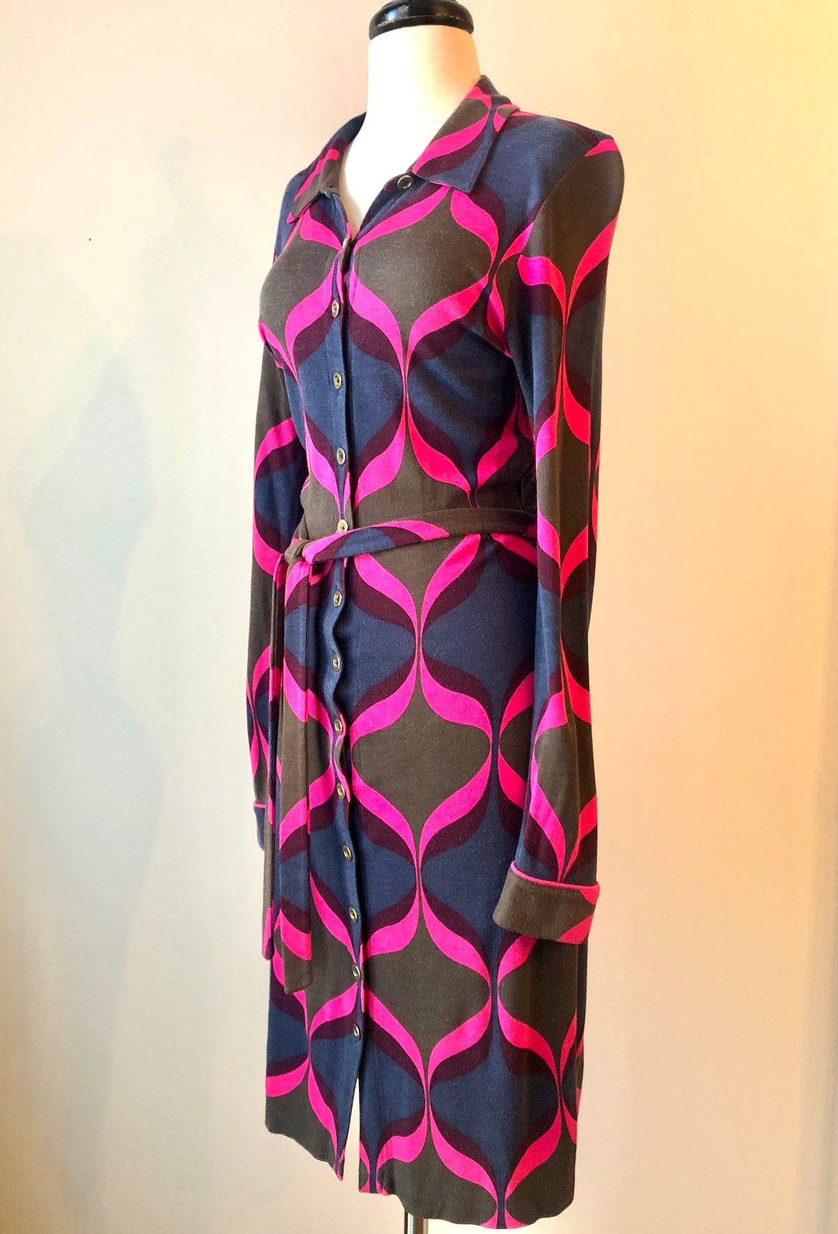 Pre-Owned Boden Carnaby Shirt Dress with Belt, Size XS-Small