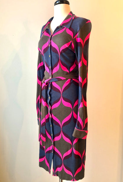 Pre-Owned Boden Carnaby Shirt Dress with Belt, Size XS-Small
