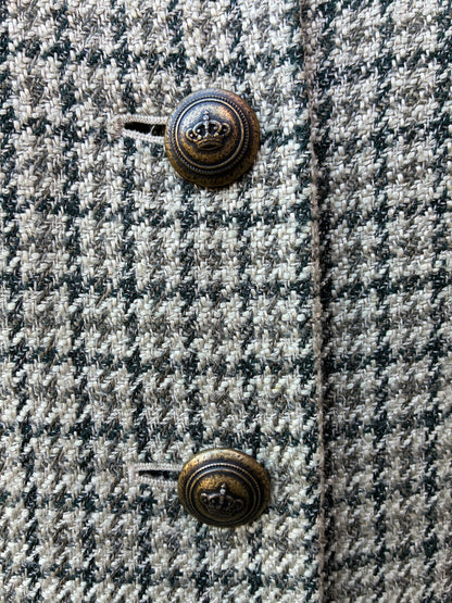 1990’s Carlisle Wool Houndstooth Jacket, Size 4