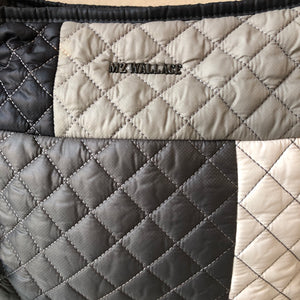 Pre-Owned MZ Wallace Parker Quilted Colorblock Crossbody Satchel Bag