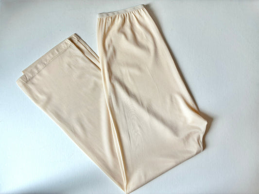 1950’s Quilted Bed Jacket and Pajama Pant Set, Size: 34, Material: Acetate and Cotton (with box)