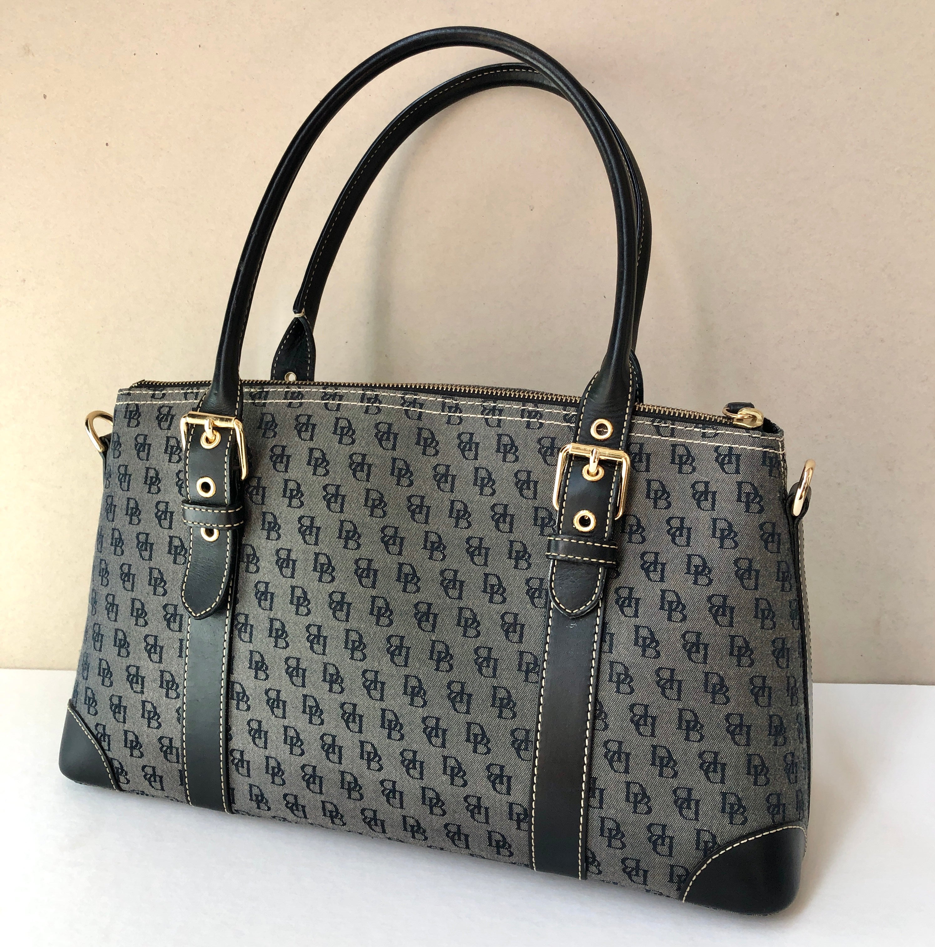 Vintage Pre-Owned Dooney & Bourke Monogram Shoulder Bag
