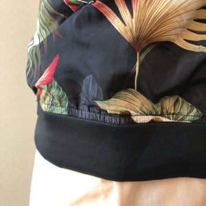 NWT Pre-Owned Scotch & Soda Palm Print Lightweight Travel Jacket, Size Large/XL