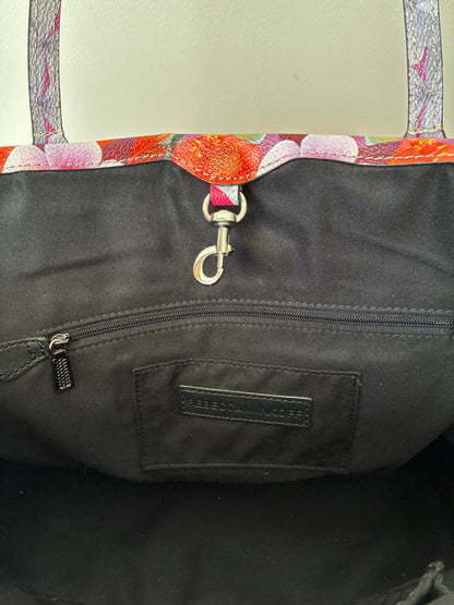 New Rebecca Minkoff 2 Piece Everywhere Floral Tote, Material: Textured PVC