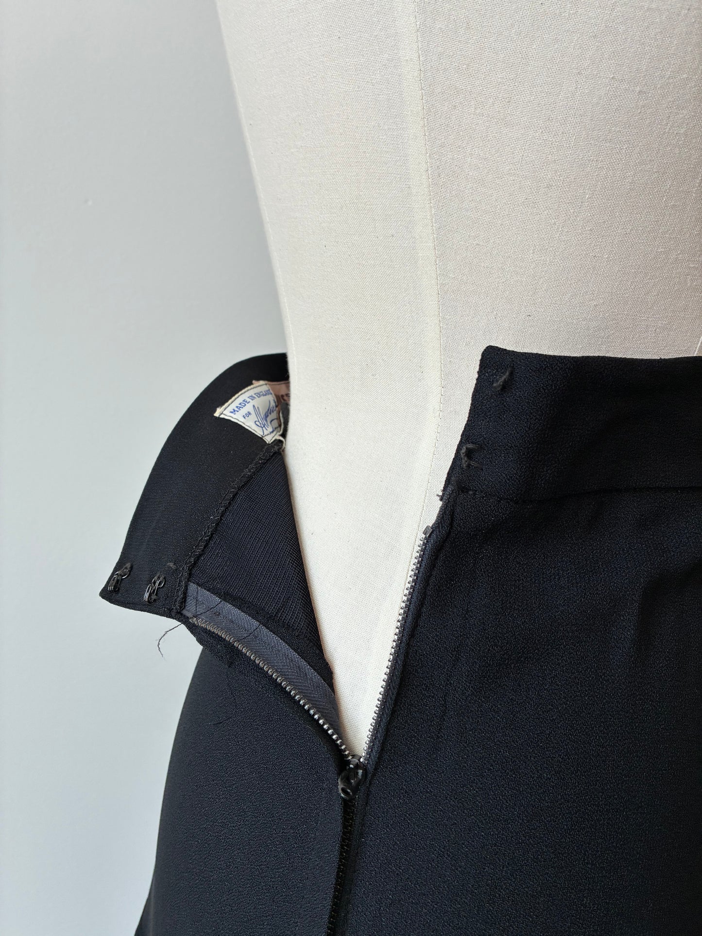1970’s Just Gordon Trimmed Handkerchief Hem Skirt, Size: 2