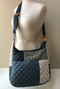 Pre-Owned MZ Wallace Parker Quilted Colorblock Crossbody Satchel Bag