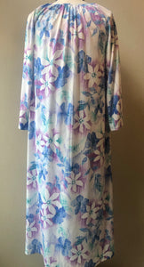 Vintage Travel-Lite by Boutique 2PC House Coat and Nightgown Set, Size Medium-Large