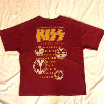Vintage Kiss “Kiss” Greatest Hits T-Shirt, Size Large/XL