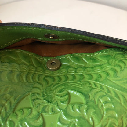 Pre-Owned Patricia Nash Tooled Leather Convertible Cross Body Handbag, with Dust Bag