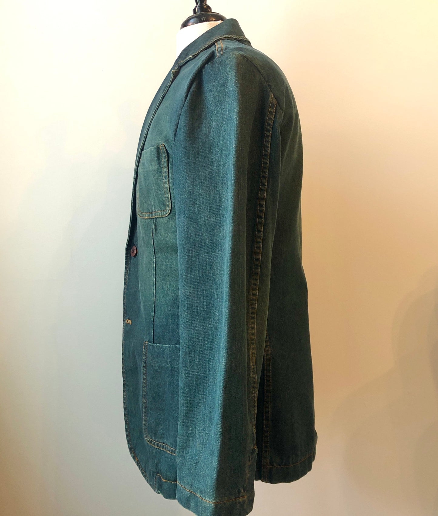 Pre-Owned Men’s French Connection UK Denim Blazer, Size 40 Regular