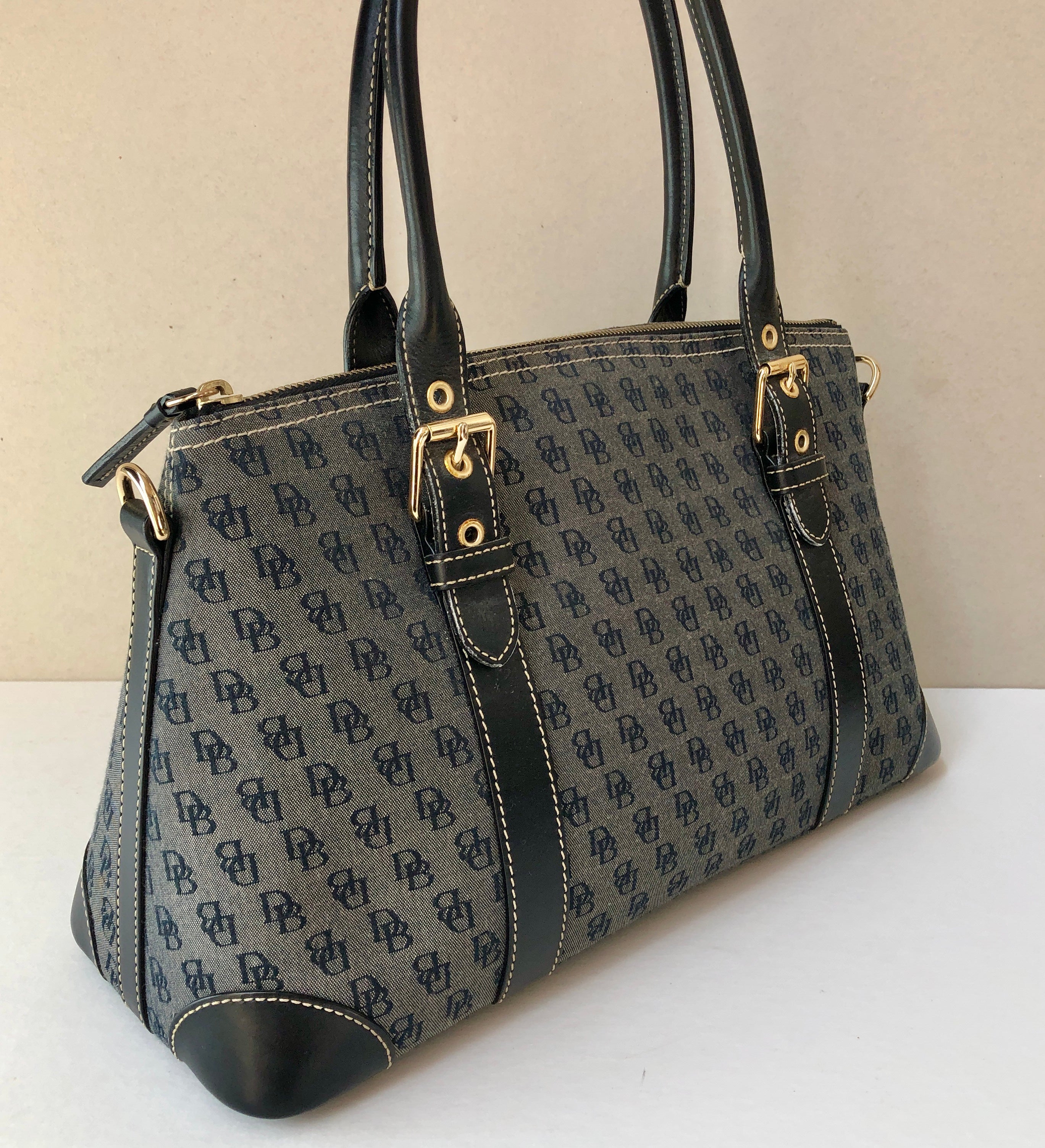 Vintage Pre-Owned Dooney & Bourke Monogram Shoulder Bag