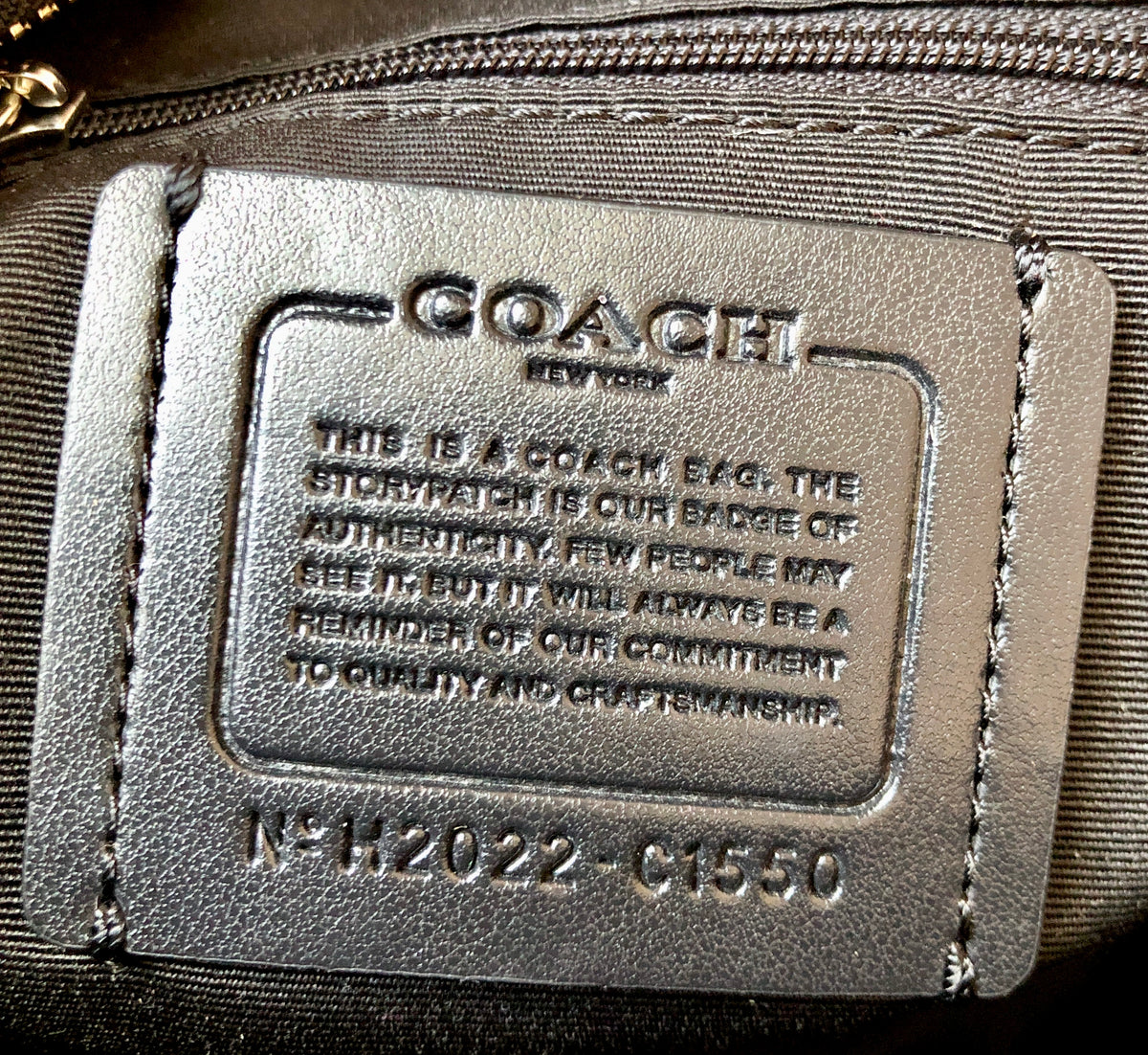 Pre-Owned Coach Buffalo Plaid Leather Dempsey Camera Bag