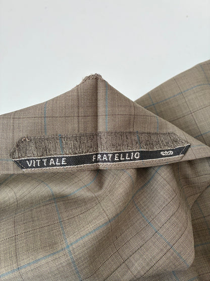 Vittale Fratellio Window Pane Trousers, Cashmere-Wool Blend, 33x30