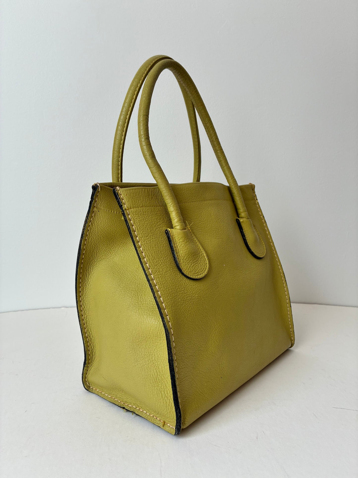Pre-Owned 60’s Leather Bonnie Cashin Coach Dinky Tote