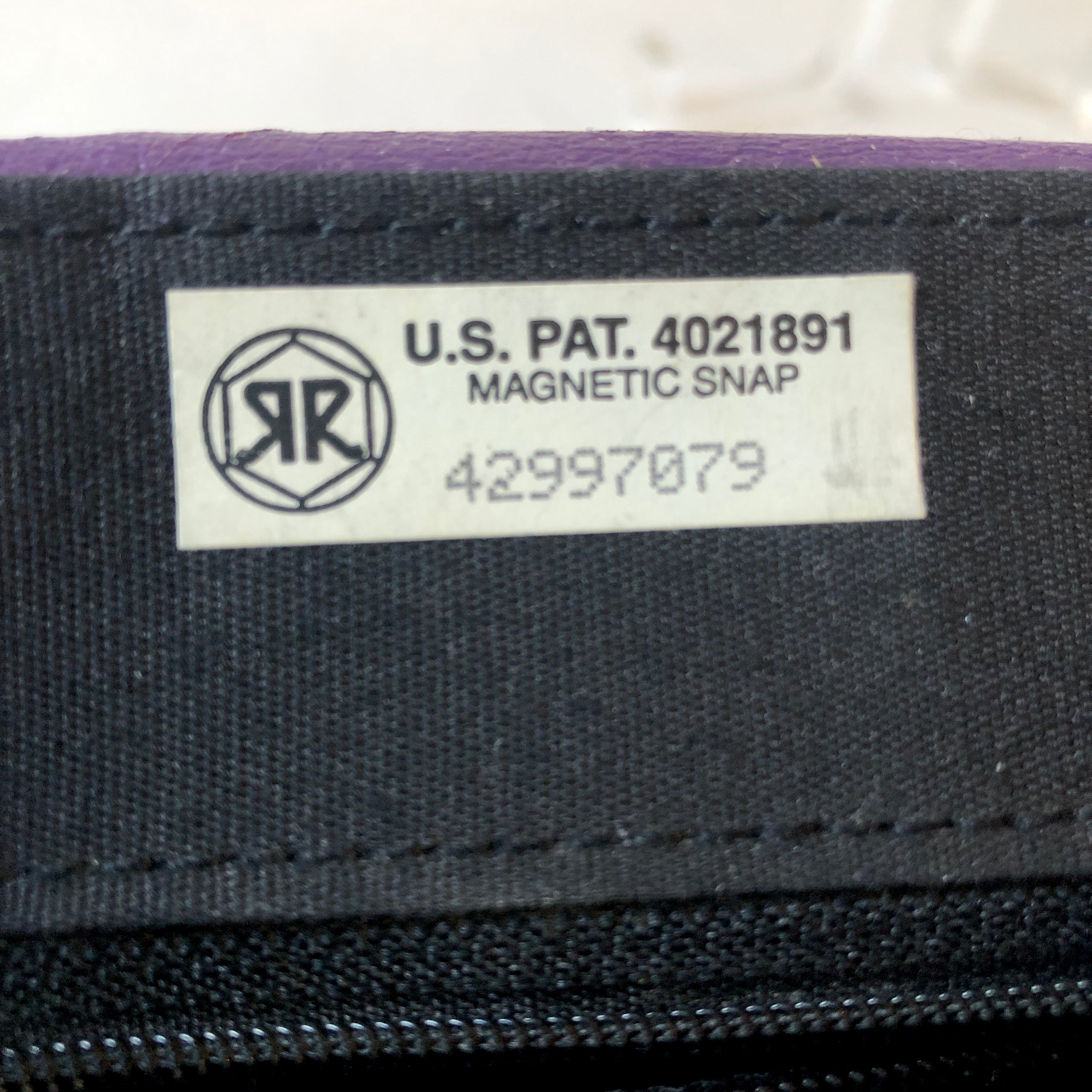 1980’s Purple Suede & Reptile Handbag