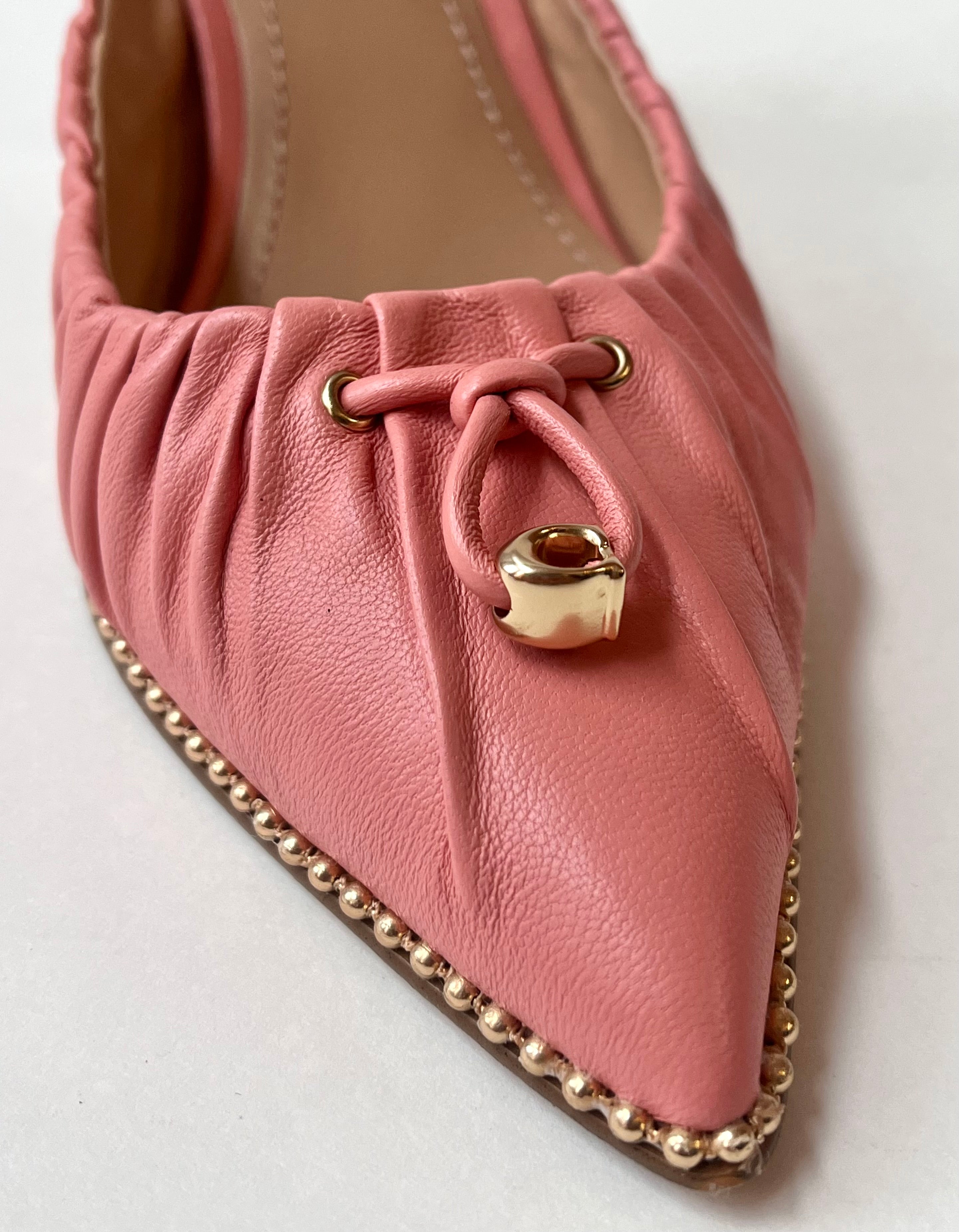 Pre-Owned Coach Candy Pink Wionna Sling Back Pump, Size: 8