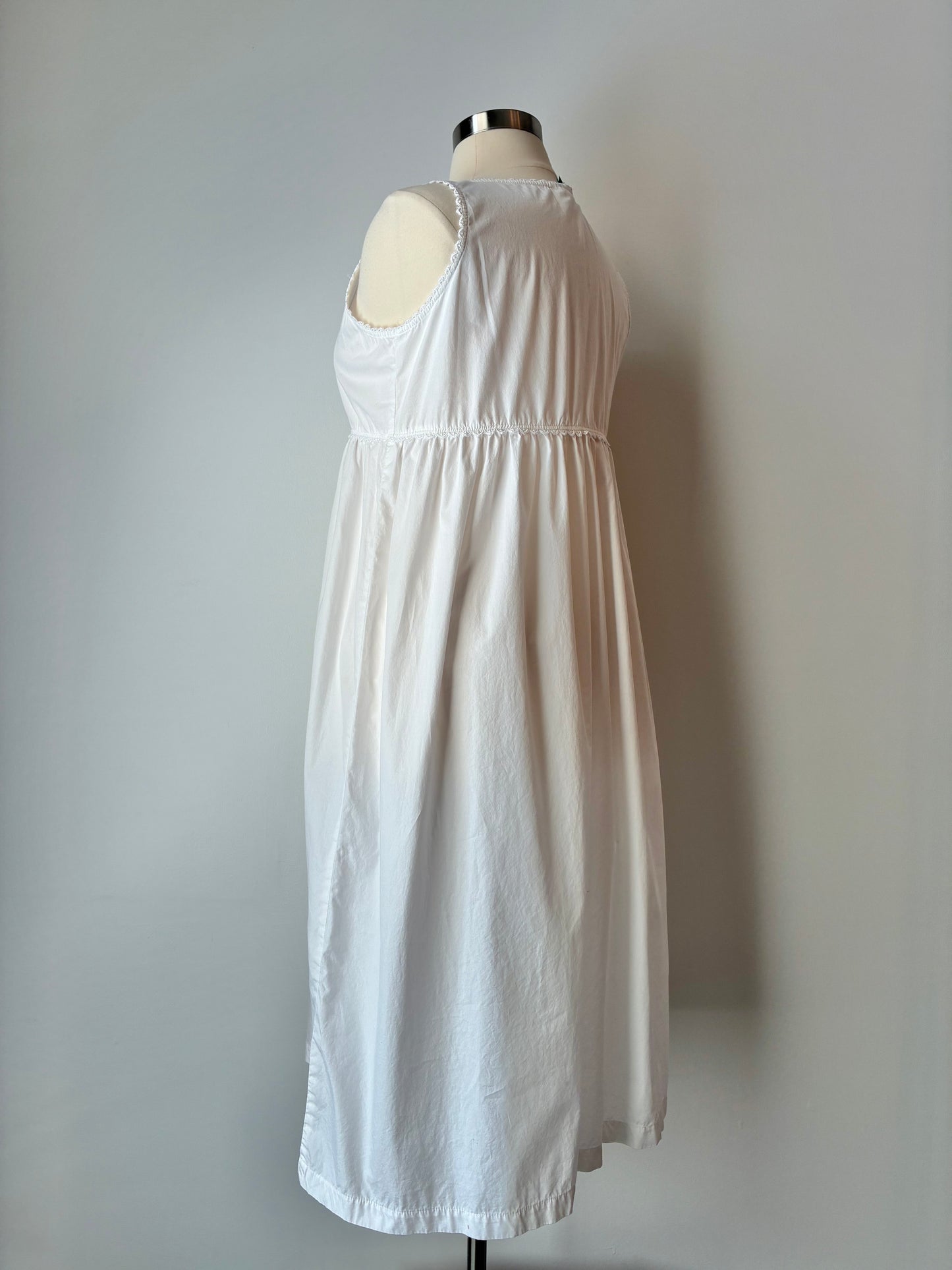 Hanna Anderson Sleeveless 3 Button Nightgown, 100% Cotton, Size: Large