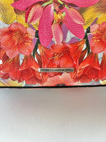 New Rebecca Minkoff 2 Piece Everywhere Floral Tote, Material: Textured PVC