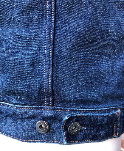Pre-Owned Levi Strauss Crafted Japanese Neppy Denim Trucker Jacket, Size Men’s Small