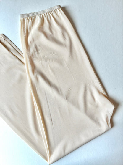 1950’s Quilted Bed Jacket and Pajama Pant Set, Size: 34, Material: Acetate and Cotton (with box)