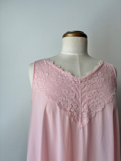 1960’s Henson Kickernick Pink Babydoll Sleep-dress, Size: Medium, 100% Nylon