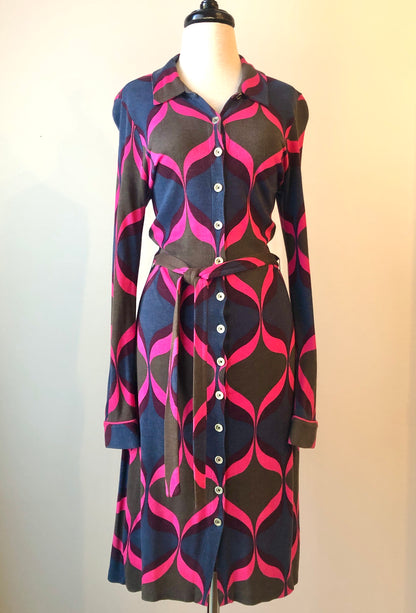 Pre-Owned Boden Carnaby Shirt Dress with Belt, Size XS-Small