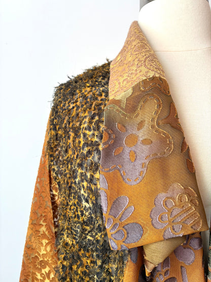 Pre-Owned Y2K Sterling Styles Silk/Organza Open Front Jacket, Size:M/L