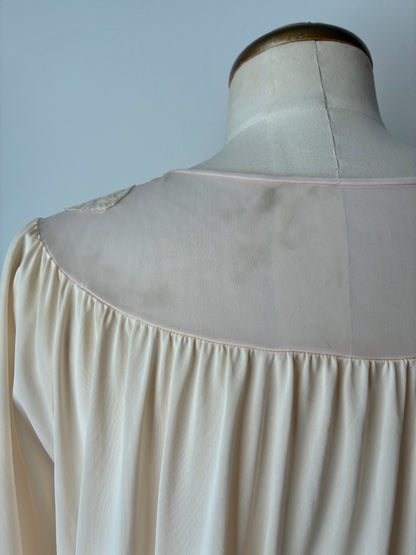 1960’s Shadow Line Maxi Nightgown, 100% Nylon