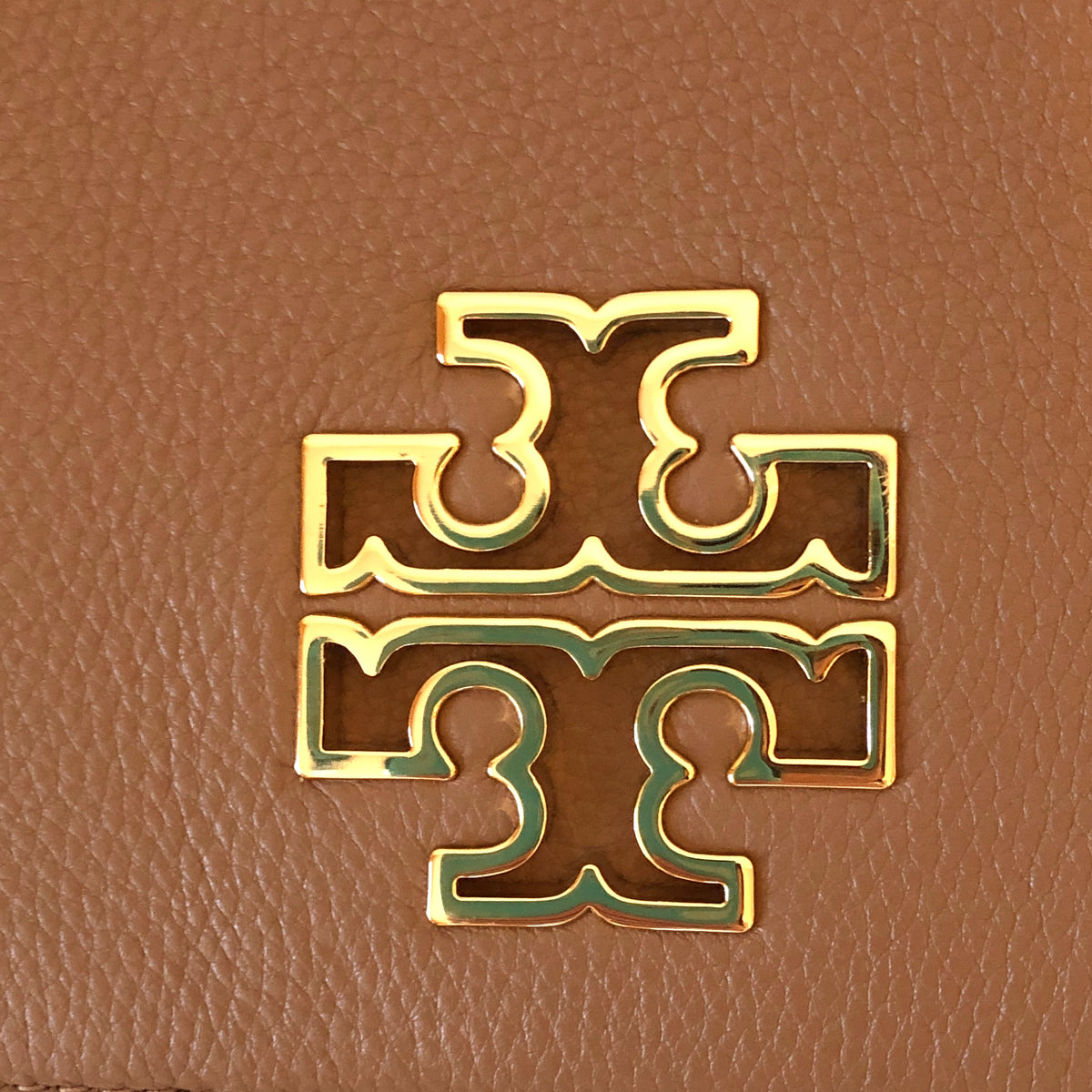 Pre-Owned Tory Burch Pebble Leather Britten Clutch/Crossbody Bag