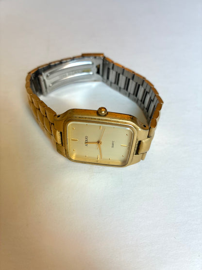 1980’s Adolfo Quartz Gold-Tone Dress Watch (Working w/ New Battery)