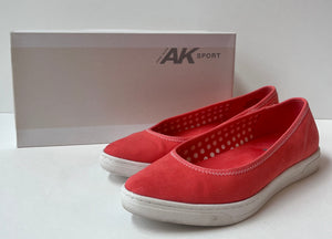 Anne Klein Sport Orange/White Sneakers, Size: 7.5