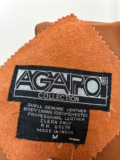 1980’s Agapo Collection Suede Genuine Leather Vest, Size: Medium/Large