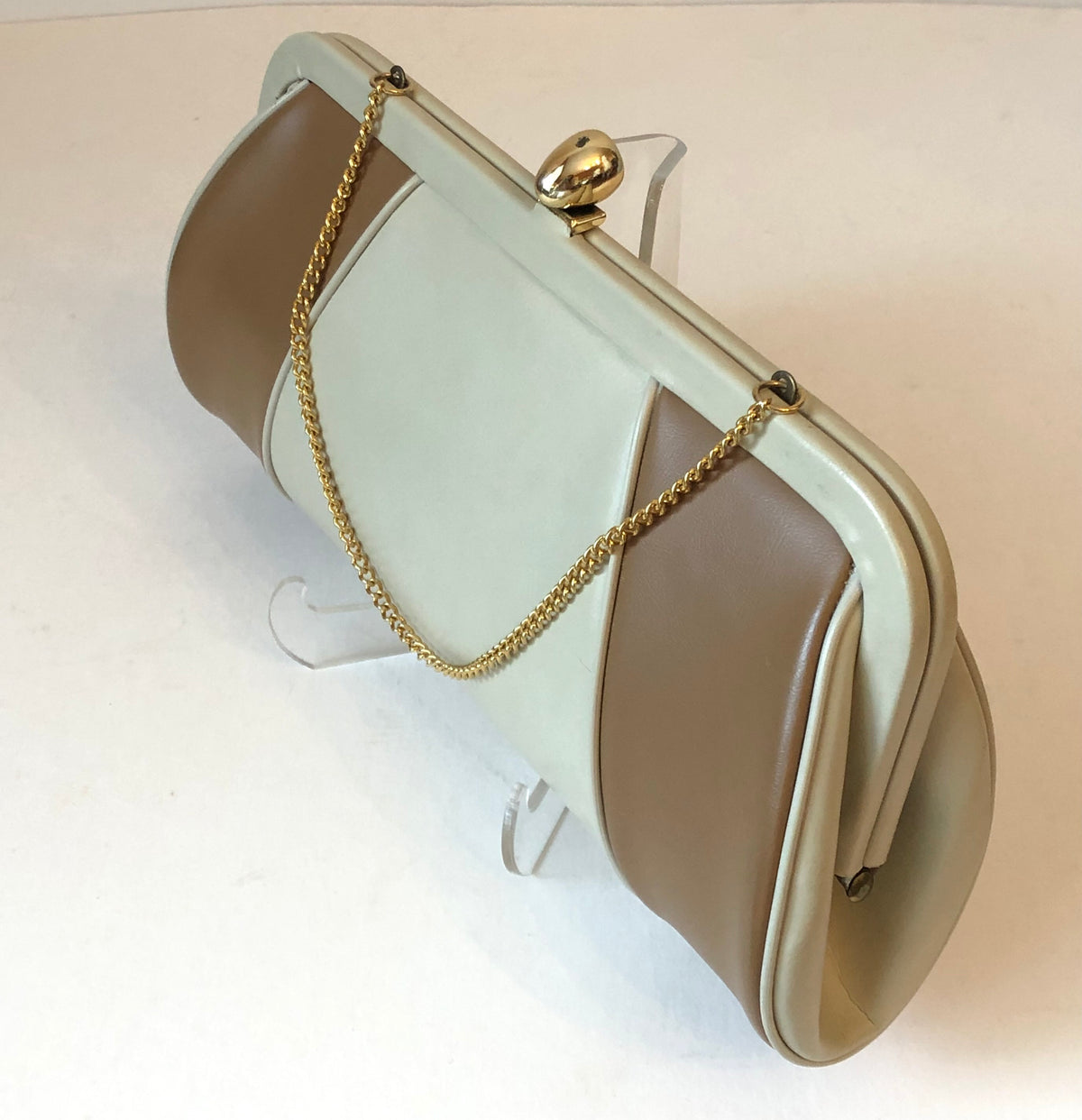 1960’s Vinyl Color-blocking Clutch