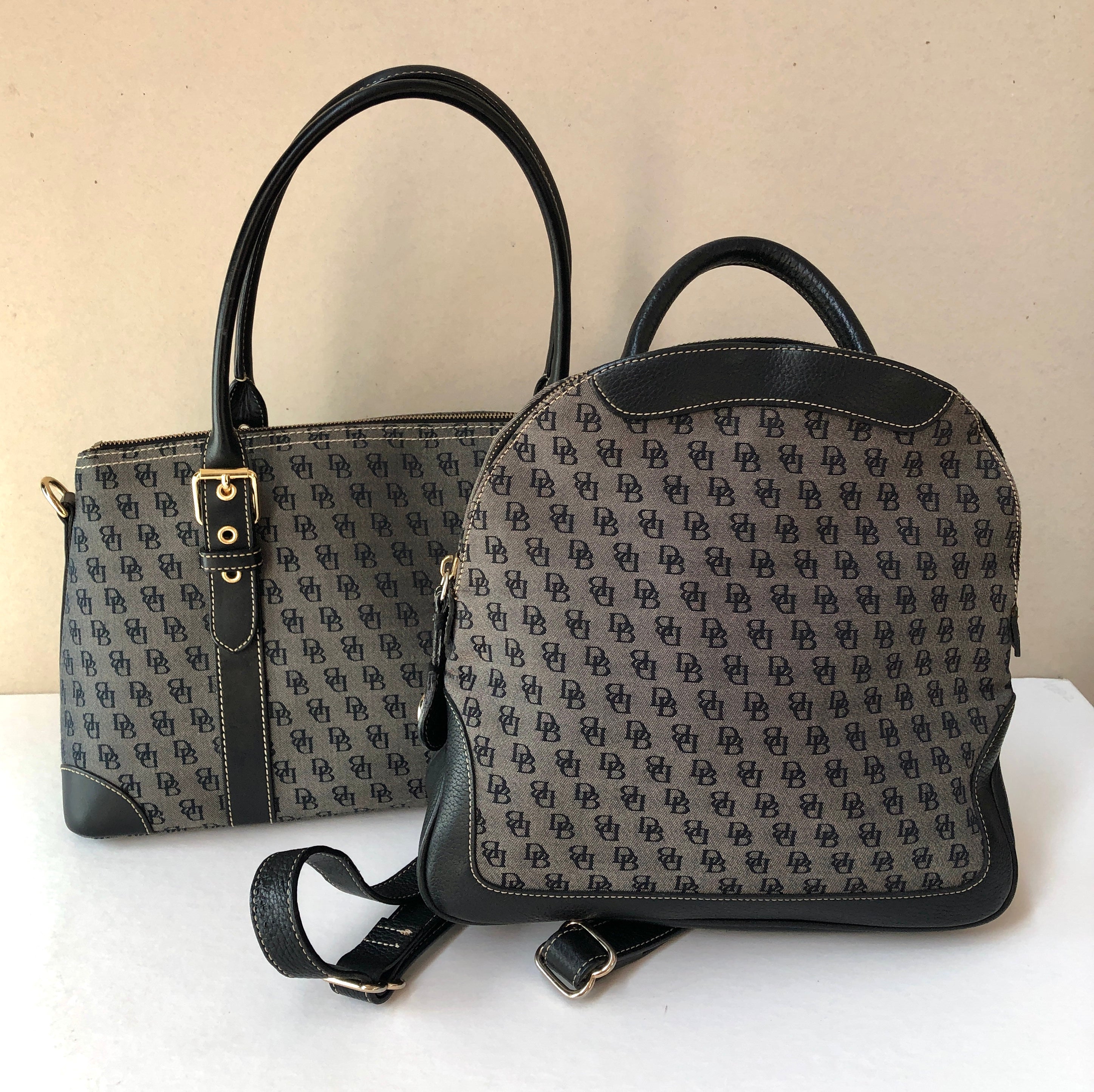 Vintage Pre-Owned Dooney & Bourke Monogram Shoulder Bag
