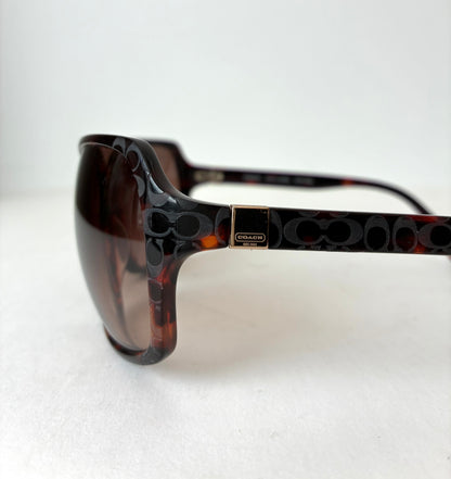 Y2K Pre-Owned Coach Tortoiseshell Sunglasses (with case)